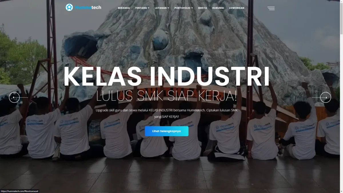 Landing Page Hummatech