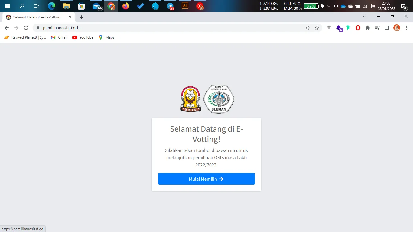 Sistem Pemilihan Ketua OSIS
